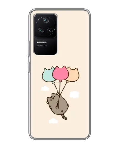 Чехол для Xiaomi POCO F4 (5G) с картинкой «Пушин на шариках» Чехол для Xiaomi POCO F4 (5G) с картинкой «Пушин на шариках»