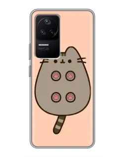 Чехол для Xiaomi POCO F4 (5G) с картинкой «Пушин пузиком кверху» Чехол для Xiaomi POCO F4 (5G) с картинкой «Пушин пузиком кверху»