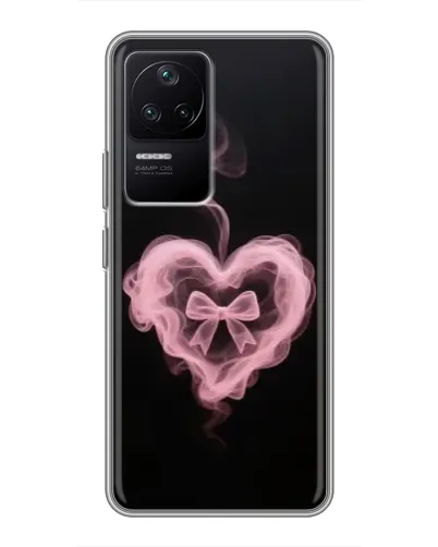 Чехол для Xiaomi POCO F4 (5G) с картинкой «Дымчатое сердце»
