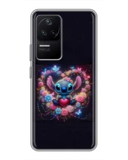 Чехол для Xiaomi POCO F4 (5G) с картинкой «Stitch в цветах» Чехол для Xiaomi POCO F4 (5G) с картинкой «Stitch в цветах»