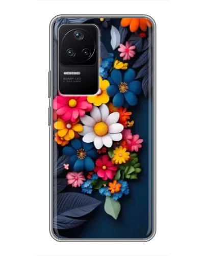 Чехол для Xiaomi POCO F4 (5G) с картинкой «Цветочная феерия» Чехол для Xiaomi POCO F4 (5G) с картинкой «Цветочная феерия»