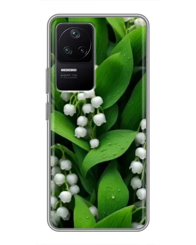 Чехол для Xiaomi POCO F4 (5G) с картинкой «Ландыши в зелени» Чехол для Xiaomi POCO F4 (5G) с картинкой «Ландыши в зелени»