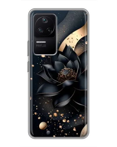 Чехол для Xiaomi POCO F4 (5G) с картинкой «Черный лотос» Чехол для Xiaomi POCO F4 (5G) с картинкой «Черный лотос»