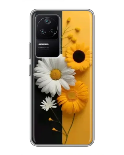 Чехол для Xiaomi POCO F4 (5G) с картинкой «Подсолнух и ромашка» Чехол для Xiaomi POCO F4 (5G) с картинкой «Подсолнух и ромашка»