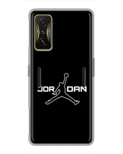 Чехол для Xiaomi POCO F4 GT с картинкой «Nike Pink Swirl»