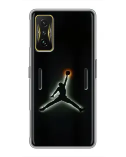 Чехол для Xiaomi POCO F4 GT с картинкой «Jordan Gradient Logo» Чехол для Xiaomi POCO F4 GT с картинкой «Jordan Gradient Logo»