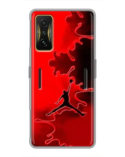 Чехол для Xiaomi POCO F4 GT с картинкой «Jordan Red Smoke»