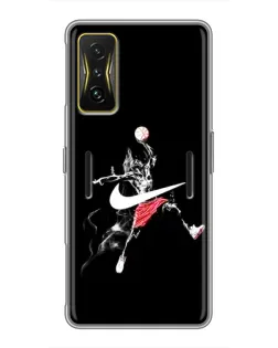 Чохол для Xiaomi POCO F4 GT з картинкою «Jordan Jumpman» Чохол для Xiaomi POCO F4 GT з картинкою «Jordan Jumpman»