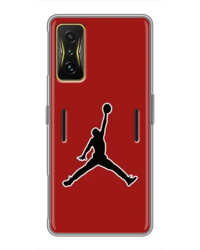 Чехол для Xiaomi POCO F4 GT с картинкой «Jordan Red Back»