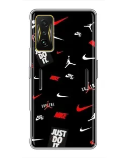 Чохол для Xiaomi POCO F4 GT з картинкою «Nike Mix Pattern» Чохол для Xiaomi POCO F4 GT з картинкою «Nike Mix Pattern»