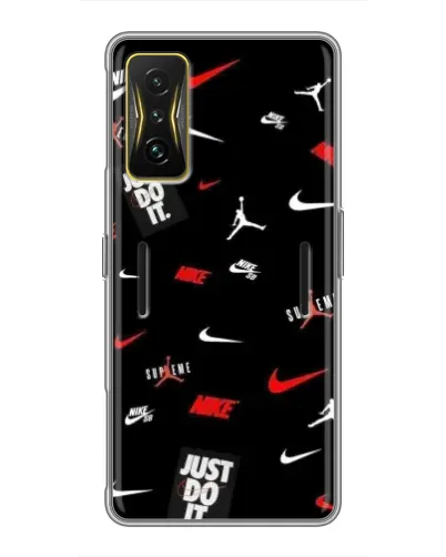 Чехол для Xiaomi POCO F4 GT с картинкой «Nike Mix Pattern»