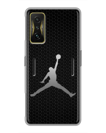 Чехол для Xiaomi POCO F4 GT с картинкой «Jordan Dark Carbon»