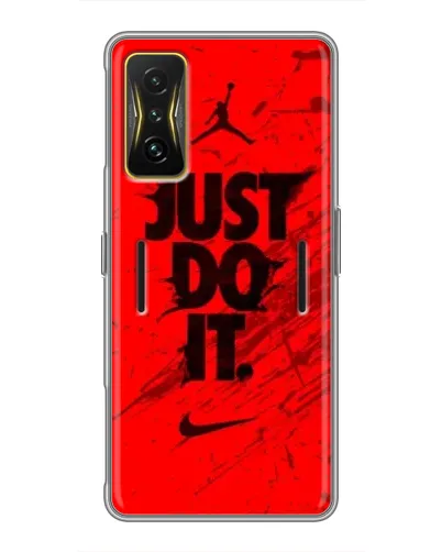 Чехол для Xiaomi POCO F4 GT с картинкой «Nike Just Do It»