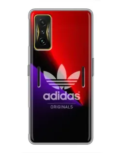 Чехол для Xiaomi POCO F4 GT с картинкой «Adidas Red Neon»