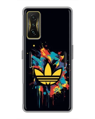 Чехол для Xiaomi POCO F4 GT с картинкой «Adidas Splash» Чехол для Xiaomi POCO F4 GT с картинкой «Adidas Splash»