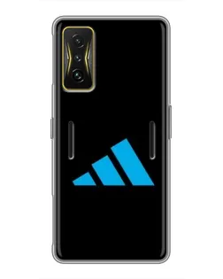 Чехол для Xiaomi POCO F4 GT с картинкой «Adidas Cyan Logo» Чехол для Xiaomi POCO F4 GT с картинкой «Adidas Cyan Logo»