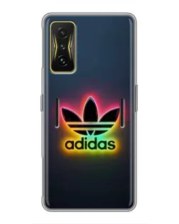 Чехол для Xiaomi POCO F4 GT с картинкой «Неоновый Adidas» Чехол для Xiaomi POCO F4 GT с картинкой «Неоновый Adidas»