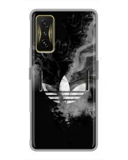 Чехол для Xiaomi POCO F4 GT с картинкой «Абстрактный дым Adidas» Чехол для Xiaomi POCO F4 GT с картинкой «Абстрактный дым Adidas»