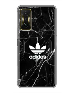 Чехол для Xiaomi POCO F4 GT с картинкой «Белый мрамор Adidas» Чехол для Xiaomi POCO F4 GT с картинкой «Белый мрамор Adidas»