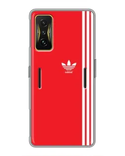 Чехол для Xiaomi POCO F4 GT с картинкой «Красный минимализм Adidas» Чехол для Xiaomi POCO F4 GT с картинкой «Красный минимализм Adidas»