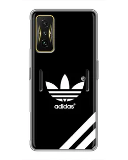 Чехол для Xiaomi POCO F4 GT с картинкой «Adidas с диагональными полосами»