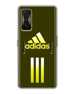 Чехол для Xiaomi POCO F4 GT с картинкой «Оливковый градиент Adidas»