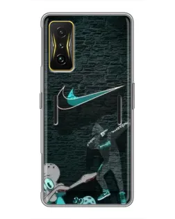 Чехол для Xiaomi POCO F4 GT с картинкой «Спортивный арт Nike» Чехол для Xiaomi POCO F4 GT с картинкой «Спортивный арт Nike»