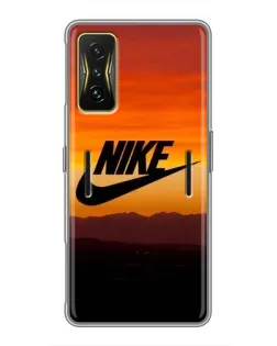 Чехол для Xiaomi POCO F4 GT с картинкой «Nike — вечерний горизонт» Чехол для Xiaomi POCO F4 GT с картинкой «Nike — вечерний горизонт»