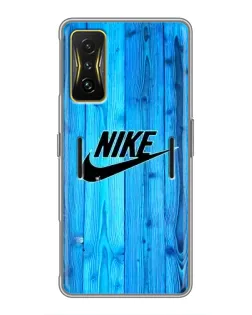Чехол для Xiaomi POCO F4 GT с картинкой «Голубое дерево Nike» Чехол для Xiaomi POCO F4 GT с картинкой «Голубое дерево Nike»