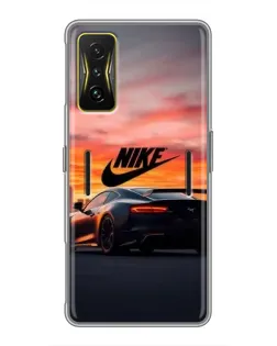 Чехол для Xiaomi POCO F4 GT с картинкой «Nike и суперкар» Чехол для Xiaomi POCO F4 GT с картинкой «Nike и суперкар»