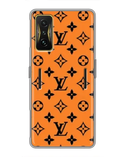 Чехол для Xiaomi POCO F4 GT с картинкой «Оранжевый стиль LV»