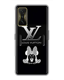Чехол для Xiaomi POCO F4 GT с картинкой «LV и Минни Маус»