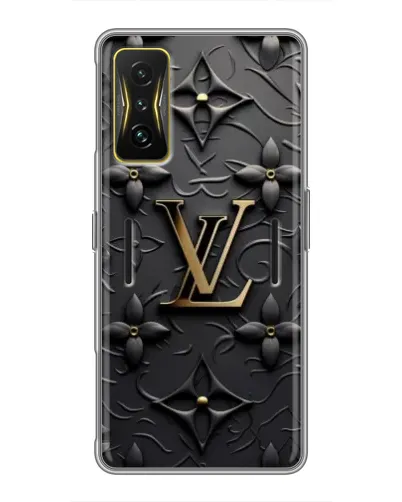 Чехол для Xiaomi POCO F4 GT с картинкой «Кожаная текстура LV»
