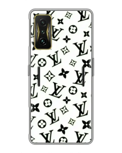 Чехол для Xiaomi POCO F4 GT с картинкой «Монохромный хаос LV»