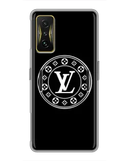 Чехол для Xiaomi POCO F4 GT с картинкой «LV — печать стиля»