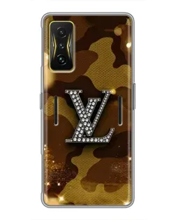 Чехол для Xiaomi POCO F4 GT с картинкой «Камуфляжный Louis Vuitton»