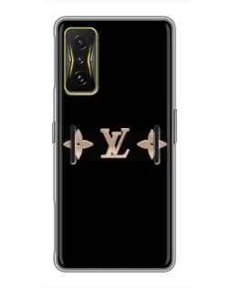 Чехол для Xiaomi POCO F4 GT с картинкой «Louis Vuitton — минимализм»