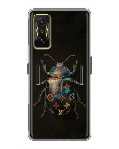 Чехол для Xiaomi POCO F4 GT с картинкой «LV — мраморный принт»