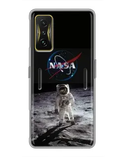 Чехол для Xiaomi POCO F4 GT с картинкой «Астронавт на Луне» Чехол для Xiaomi POCO F4 GT с картинкой «Астронавт на Луне»