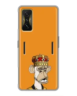 Чехол для Xiaomi POCO F4 GT с картинкой «Золотая обезьяна Bored Ape»
