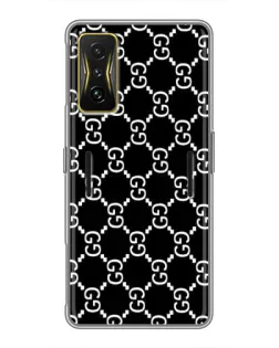 Чехол для Xiaomi POCO F4 GT с картинкой «Gucci — сетчатый паттерн» Чехол для Xiaomi POCO F4 GT с картинкой «Gucci — сетчатый паттерн»