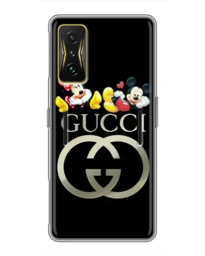 Чехол для Xiaomi POCO F4 GT с картинкой «Gucci — герои Disney» Чехол для Xiaomi POCO F4 GT с картинкой «Gucci — герои Disney»