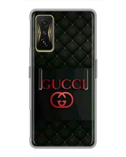 Чехол для Xiaomi POCO F4 GT с картинкой «Gucci — стеганый черный» Чехол для Xiaomi POCO F4 GT с картинкой «Gucci — стеганый черный»