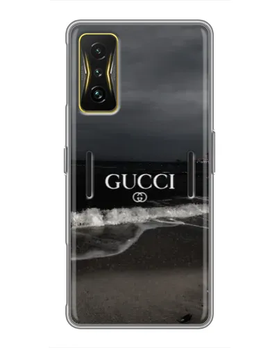 Чехол для Xiaomi POCO F4 GT с картинкой «Gucci — морской прибой» Чехол для Xiaomi POCO F4 GT с картинкой «Gucci — морской прибой»