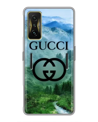 Чехол для Xiaomi POCO F4 GT с картинкой «Gucci — горный пейзаж» Чехол для Xiaomi POCO F4 GT с картинкой «Gucci — горный пейзаж»