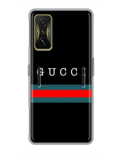 Чехол для Xiaomi POCO F4 GT с картинкой «Gucci — красный пояс» Чехол для Xiaomi POCO F4 GT с картинкой «Gucci — красный пояс»