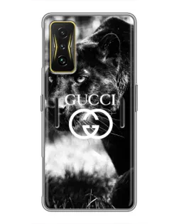 Чехол для Xiaomi POCO F4 GT с картинкой «Gucci — дикая природа» Чехол для Xiaomi POCO F4 GT с картинкой «Gucci — дикая природа»