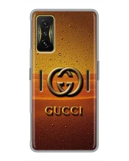 Чехол для Xiaomi POCO F4 GT с картинкой «Gucci — солнечный градиент» Чехол для Xiaomi POCO F4 GT с картинкой «Gucci — солнечный градиент»