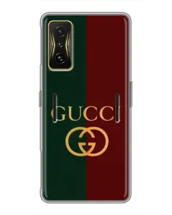 Чехол для Xiaomi POCO F4 GT с картинкой «Gucci — темно-зеленый градиент» Чехол для Xiaomi POCO F4 GT с картинкой «Gucci — темно-зеленый градиент»