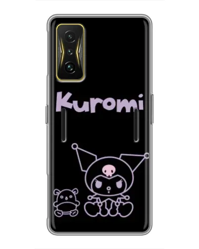 Чехол для Xiaomi POCO F4 GT с картинкой «Kuromi — черный минимализм» Чехол для Xiaomi POCO F4 GT с картинкой «Kuromi — черный минимализм»